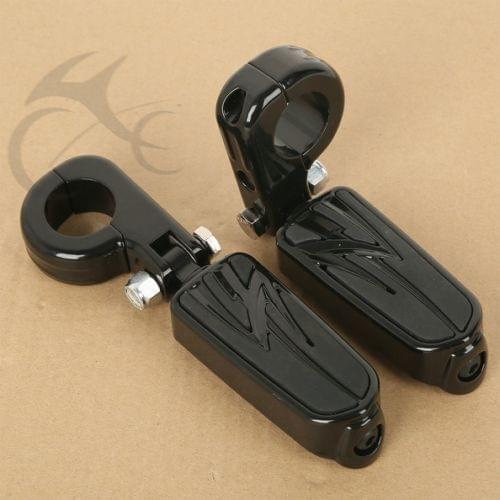Motorcycle 32mm 1.25" 1-1/4" Engine Guards FootPegs Footrests For Harley Touring Road King Honda Yamaha Suzuki Triumph