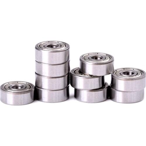 10PCS/LOT 624Z ball bearing 4*13*5 mm chrome steel bearing For Spinner Hand Spinner EDC Fidget Toy Stress Reliever