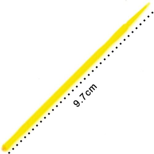 100pcs Disposable Eyelash Extension Micro Swab Mascara Brushes Yellow