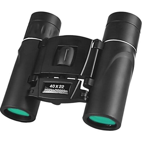 40x22 HD Powerful Binoculars 2000M Long Range Folding Mini Telescope Optics