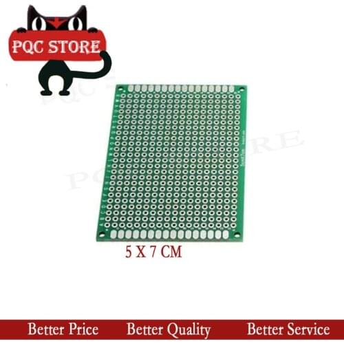 5pcs 5x7cm 5*7 5*7CM Double Side Prototype PCB diy Universal Printed Circuit Board 5cm*7cm