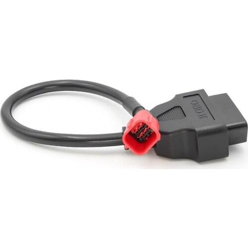 6 To 16 Pin Motorcycle OBD Adaptors OBD2 Diagnostic Cable Extension Connectors for Honda Yamaha Suzuki BENELLI