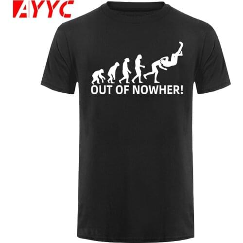 AYYC T Shirt Tshirt Cotton Unisex T Shirt RKO Outta Nowhere Evolution Funny Silhouette Artwork Gift Tee