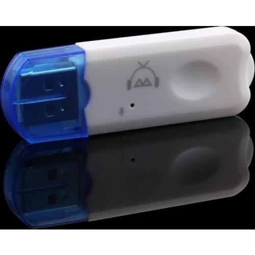 Smartphone Support A2DP Wireless USB Bluetooth Audio Receiver Adapter Dongle Support Audio USB Stereo Adapter for Car Earphone
