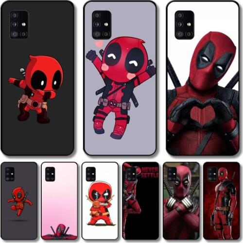 Cute hero Phone Case For Samsung Galaxy A 12 51 52 21 71 72 42 31 10 80 90 S E 5G Black Shell Art Cell Cover