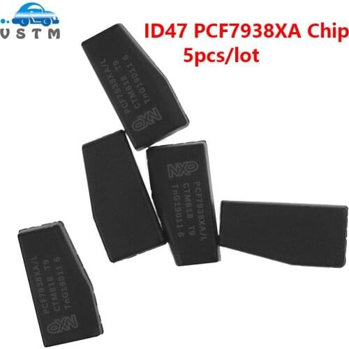 5Pcs/Lot G Chip PCF7938XA ID47 Carbon Auto Transponder Chip Ceramic Car Key Chips Blank Key Chip