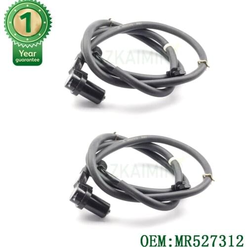 SET 2 NEW Front Left MR527311 & Front Right MR527312 Wheel Speed Sensor ABS SENSOR Sensor for Mitsubishi Outlander Lancer