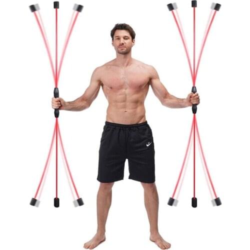 Elastic Fitness Bar Fitness Equipment Training Stick Bodybuilding Exercise At Home Muscle Exercise Weight Loss Removable