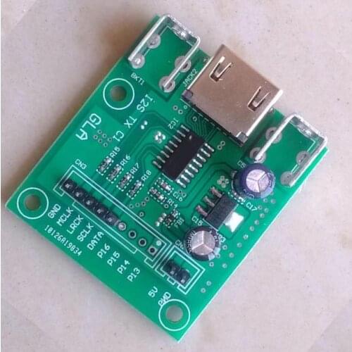 HDMI to I2S IIS DSD Signal Receive Board I2S OVER HDMI FOR DSD Signal Reception Output signal level: 3.3V