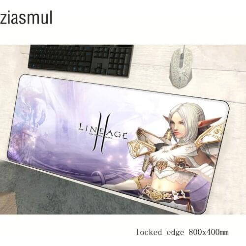Lineage 2 padmouse 800x400x3mm gaming mousepad game Aestheticism mouse pad gamer computer desk Indie Pop mat notbook mousemat pc