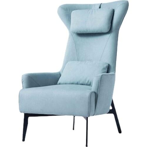 European Style High Back Coffee Chair Luxury Armchair Single Sofa Chair