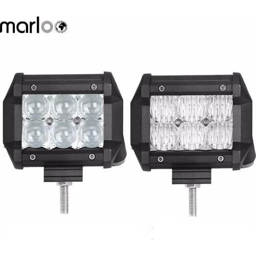 Marloo 2pcs 4" 30w 4D 5D Pods LED Work Light Off-road Bar For Truck Car ATV SUV Jeep Boat 4wd ATV Auxiliary Driving Lamp