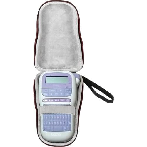 Newest EVA Hard Box Protective Case for Brother P-Touch PTH200 Easy Portable Label Maker - Travel Carrying Storage Bag