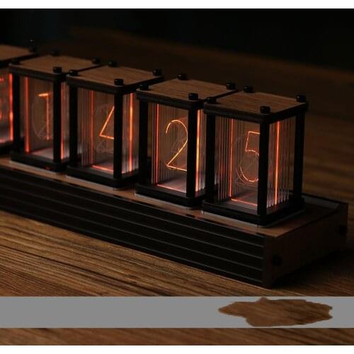 RGB pseudo glow tube clock DIY kit LED desktop creative decoration boyfriend gift