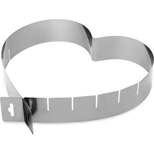 Adjustable Mousse Circle Love Heart Cake Mold Stainless Steel Baking Mould Kitchen Dessert Accessories Cake Decorating Tool