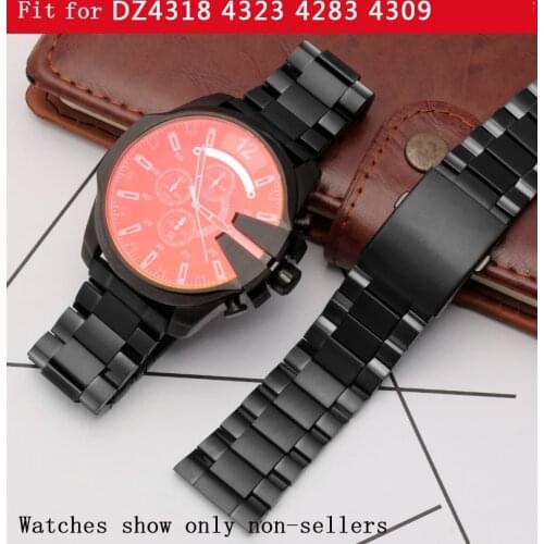 Watchband Quality Solid stainless steel Watch band For Men DZ4318 DZ4323 4283 4309 Wrist Watch Free Shipping