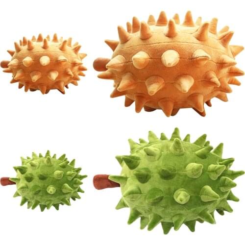 Snuggly Cuddly Stuffed Durio Lovely Cute Adorable Fruit Soft Plush Toy Doll Sleep Hugging Pillow Sofa Desk Cushion Kids Gift