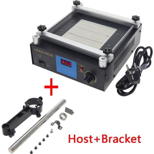 YIHUA 853A 110V 220V digital infrared preheating station high power ESD BGA rework station PCB desoldering station