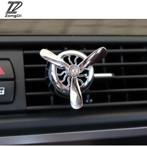 ZD car outlet vent clip air freshener perfume For Toyota c-hr Corolla RAV4 Honda Accord Civic Fit CRV Nissan Qashqai Juke Almera