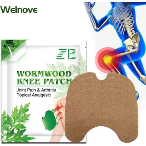12pcs Knee Pain Medical Plaster Knee Joints Ache Sticker Body Arthritis Rheumatoid Pain Relieving Natural Wormwood Extract Patch
