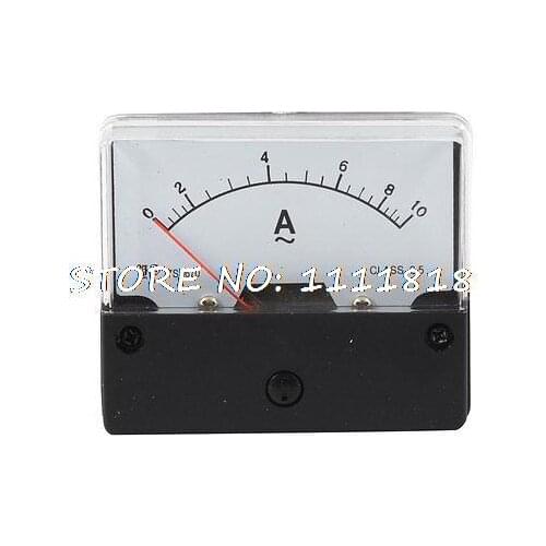 AC 0-10A Fine Tuning Dial Panel AMP Meter Gauge YS-670