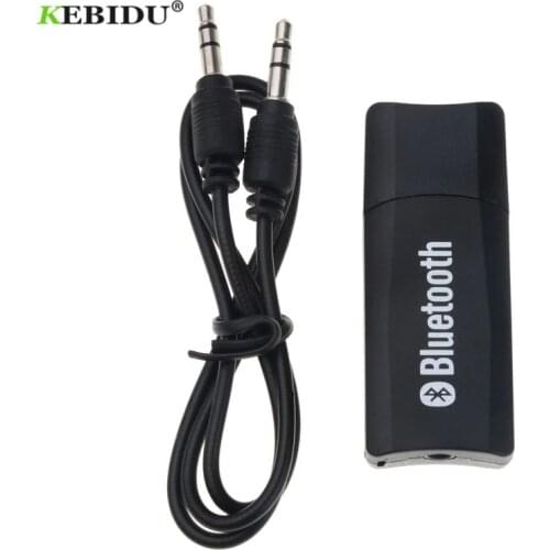 KEBIDU Bluetooth Receiver A2DP Dongle Stereo Music Audio Receiver Wireless USB Adapter for Car AUX Android/IOS Mobile Phone