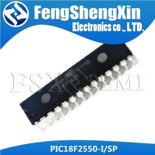 1pcs PIC18F2550-I/SP PIC18F2550 DIP-28 microcontroller