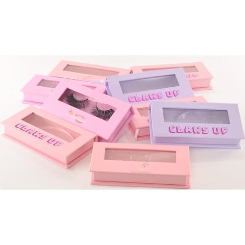 Wholesale Eyelash Packaging Box Lash Boxes Custom Logo Private Label Faux Cils 25mm Mink Lashes Storage Case Vendor For Business