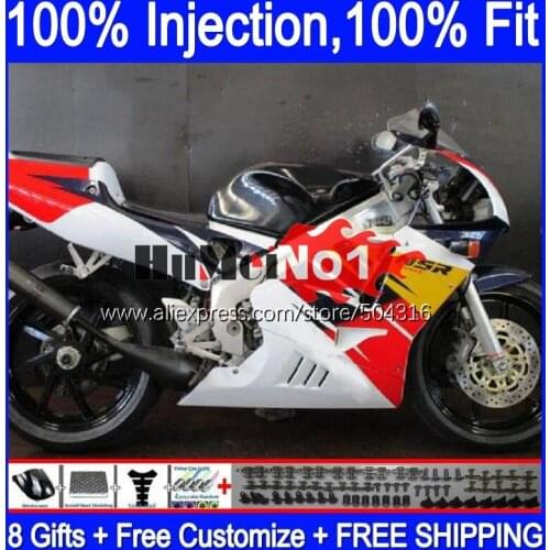 Injection For HONDA NSR250R MC21 white glossy PGM3 1990 1991 1992 1993 132MC.72 NSR250 NSR 250 R RR NSR 250R 90 91 92 93 Fairing