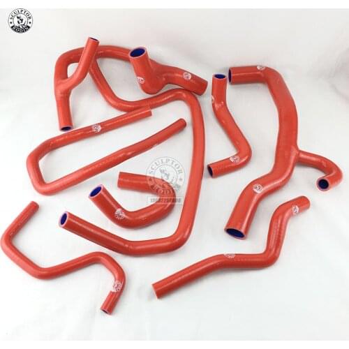 Silicone Radiator Hose Kit For Renault Clio MK1 I 16S/Williams MT 1.8L/2.0L 16V (7PCS) RED/BLUE/BLACK