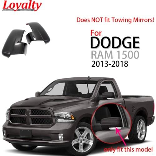 Loyalty Black Auto Part for 2013 2014 2015 2016 2017 2018 2019 DODGE RAM 1500 Side View Mirror Cover Car Accessories