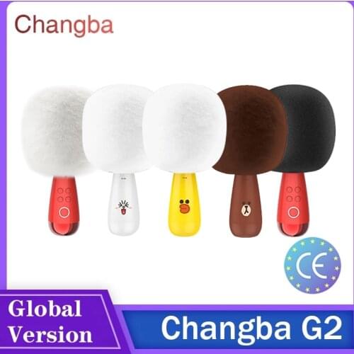 NEW G2 G1 Q3 Big Egg Microphone Wireless Changba Professional Mic Bluetooth Karaoke Micro-phone Sing For YouTube Live