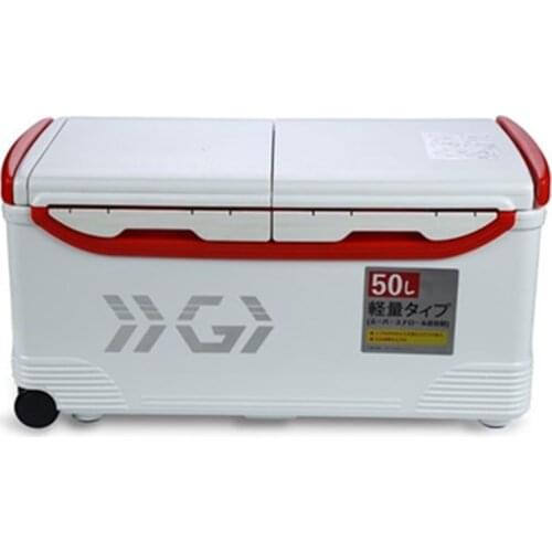 50 liters multi-function competitive fishing box ultra-light 42 liters fishing tackle box aluminum alloy accessories insulation