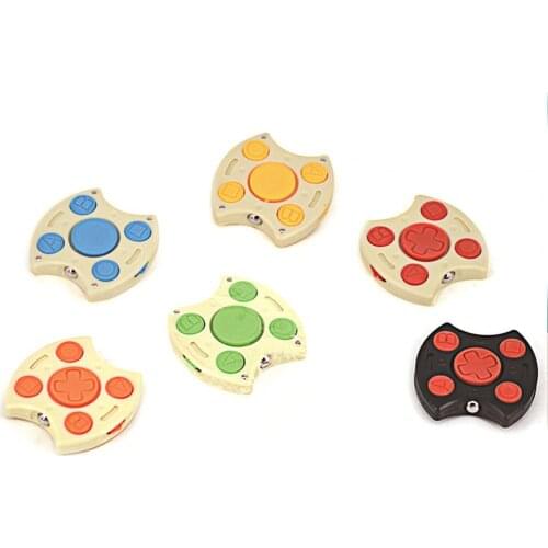 2021 New Button Hand Spinner Stress-Relieving Multifunctional Smooth Edge Finger Fidget Rotating Hand Spinner for Kids