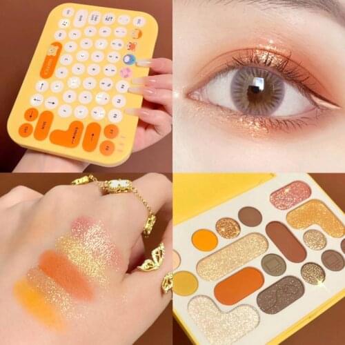 17 Color Eye Shadow Palette Beauty Glazed Pigmented Glimmer Magnetic Colorful Professional Eyes Makeup Palette Shimmer Powder