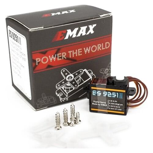 Emax ES9251II Upgrade Version 2.5g Plastic Micro Digital Servo For RC Car Helicopter Boat Airplane Accessories