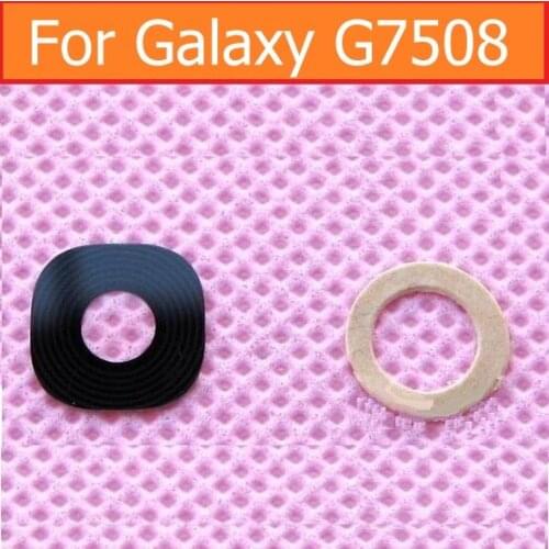 Clear glass rear camera lens for Samsung Galaxy G7508 Back camera glass lens for Samsung I8552 Protector cover lens+3M sticker