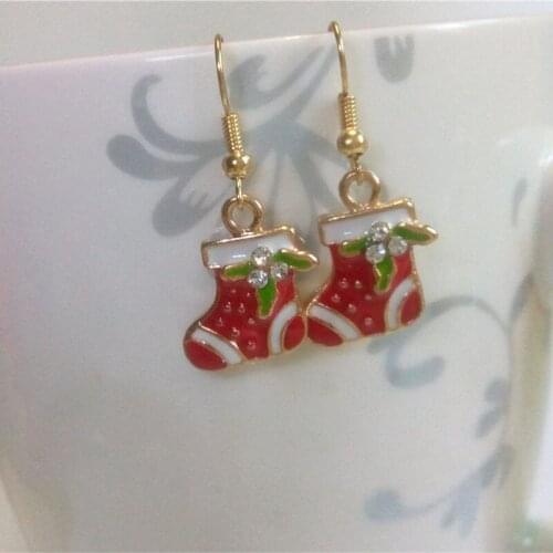 Earrings Christmas Gift Boots Earrings Lovely Cute Women Drop Earrings Jewelry Christmas Gift for Girl