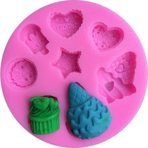 Fondant Silicone Mold Candy Dessert Fondant Silicone Chocolate Cake Mold 17-75