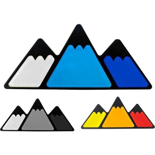 Tri-Color Grille Badge Logo Grill Decoration Car Truck Label for Toyota- Tacoma 4Runner Rav4 Highlander