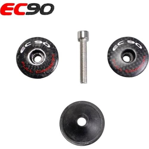 Headset Top Cap Full Carbon Fiber Leather Cover Best Bicycle Stem Headset Cover MTB Bike Parts 6 g Free Shipping Shipping