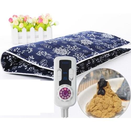 220V Electric Heating Hot Moxa Ai leaf cashmere seat health pad warm palace cold wormwood cushion office chair in winter homeuse