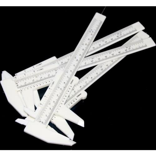 5 Pcs Plastic 150MM Waterproof Vernier Caliper Students Experimental Measuring Tool Permanent Makeup accesories