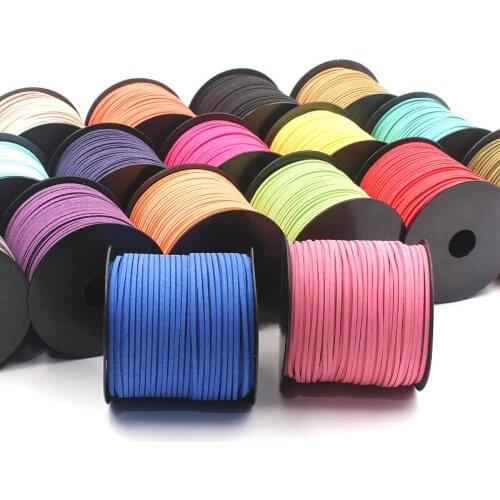 90M/Roll Premium Korean velvet rope, cowhide rope, DIY jewelry accessories, necklace, bracelet, rope Dream catcher material