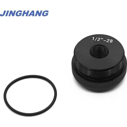 For 1/2"-28 Maglite D Cell Thread Adapter Tail End Cap Black, Free & Fast USPS Shipping From US STOCK