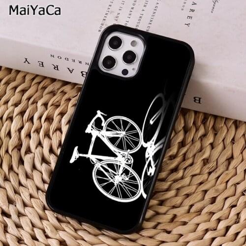 MaiYaCa mtb mountain bike cycling cyclist bicycle Phone Case For iphone 11 12 mini Pro X XR XS MAX 6S 7 8 Plus 5S SE 2020 Cover