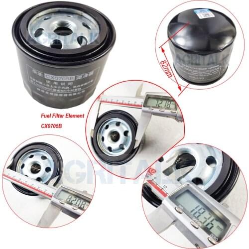 CX0705B , the fuel filter element for generator use (for generator like Kipor use), part number
