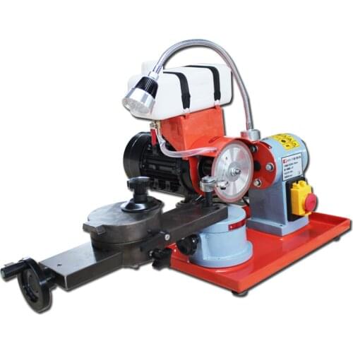 370W Circular Saw Blade Grinder Sharpener Machine 5 Inch Wheel Rotary Angle Mill Grinding for Carbide Tipped Saw Blades