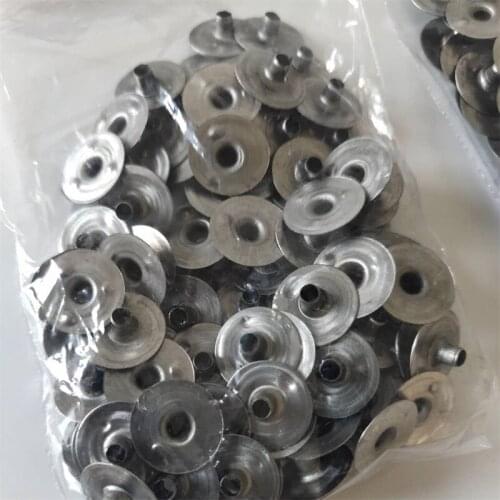 Candle Wick Tabs, Metal Candle Wick Sustainer Tabs, Candle Wick Base for Paraffin Wax Soy Beeswax Candle Making DIY