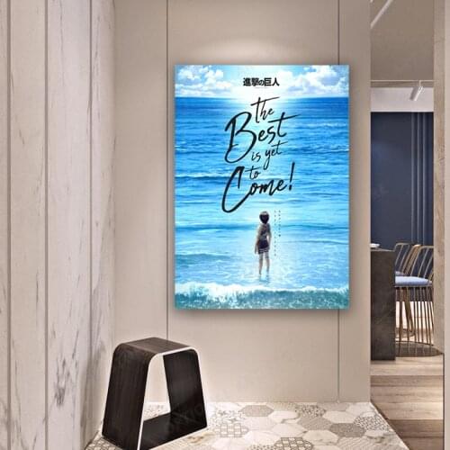 Attack On Titan Anime Eren Yeager Pictures Canvas Painting Poster HD Prints Wall Art Modular Nordic Living Room Home Decor